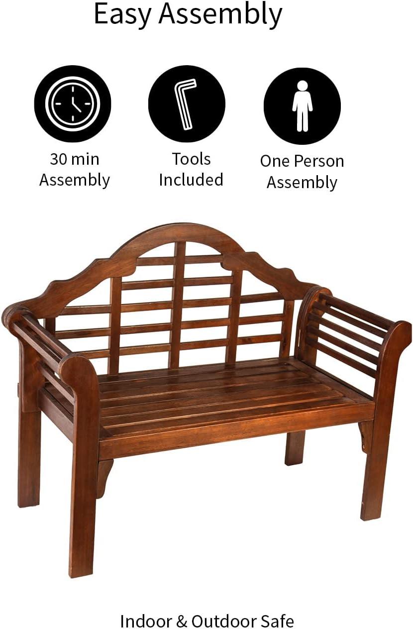 Lutyens Wood Garden Bench