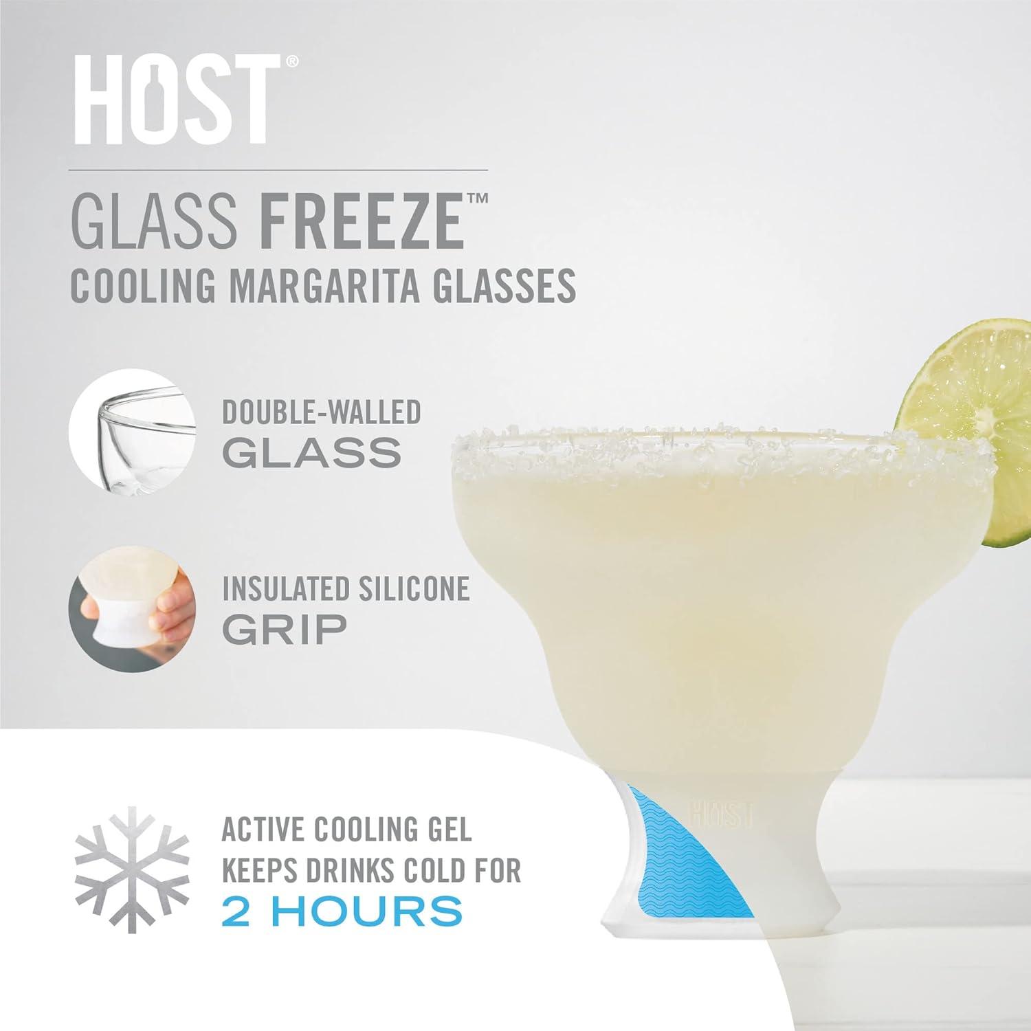 Glass Margarita FREEZE Cooling Cup