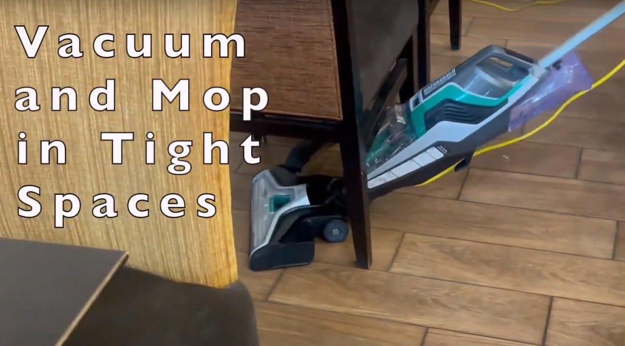 Bissell Commercial Floor Wash 13.5 Inch Combo Wet & Dry Hard Floor Washer/Scrubber & Vacuum BGFW13 + Accessories