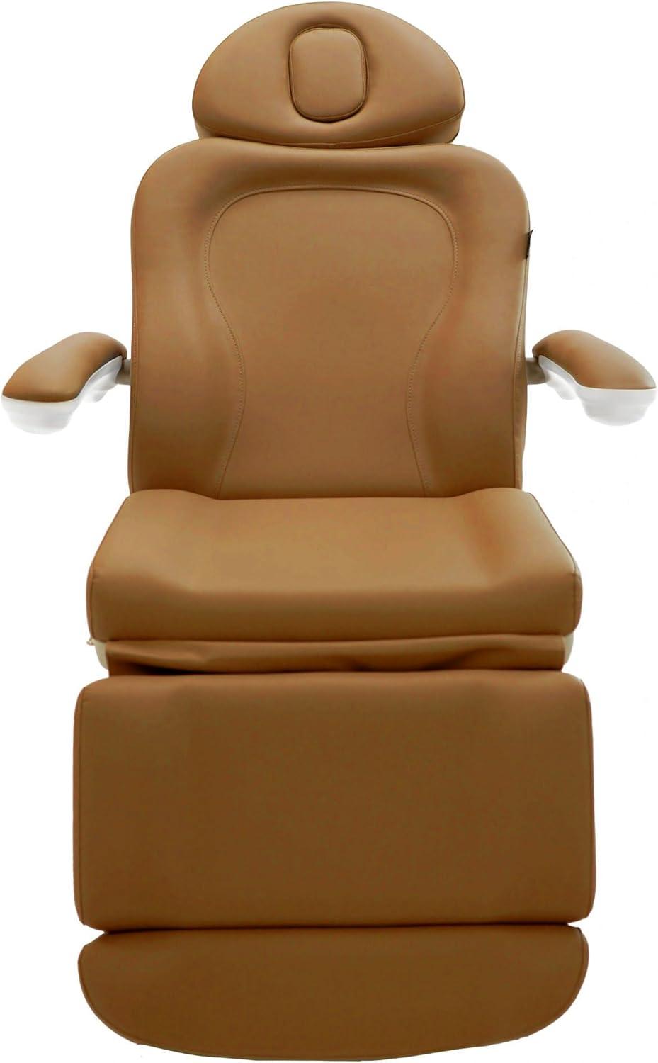 SKINACT Palma Electric Medical Spa Treatment Chair/Table (Camel Orange)