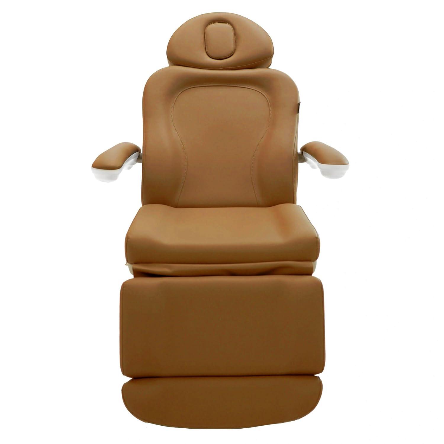 SKINACT Palma Electric Medical Spa Treatment Chair/Table (Camel Orange)