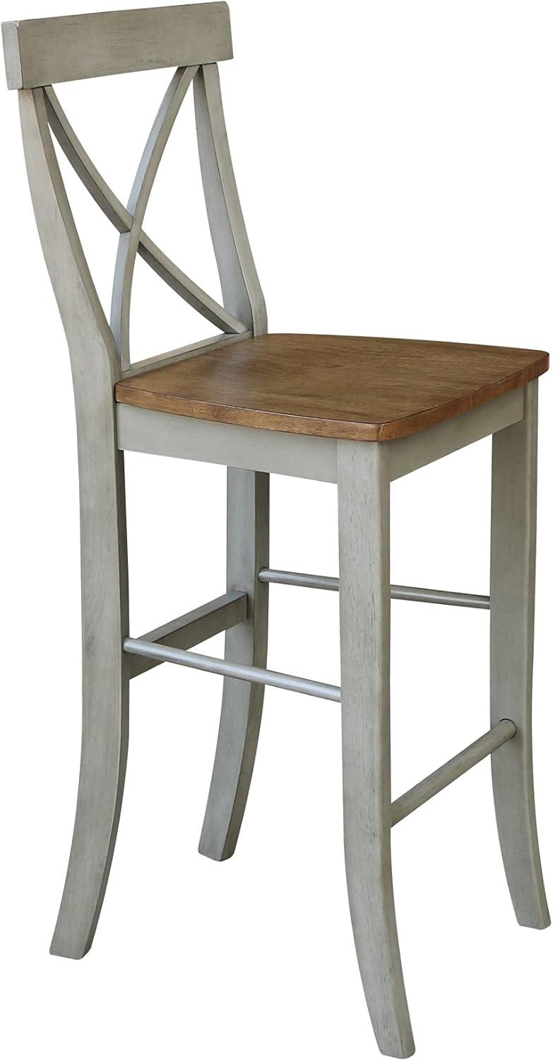 30" X Back Barstool - International Concepts