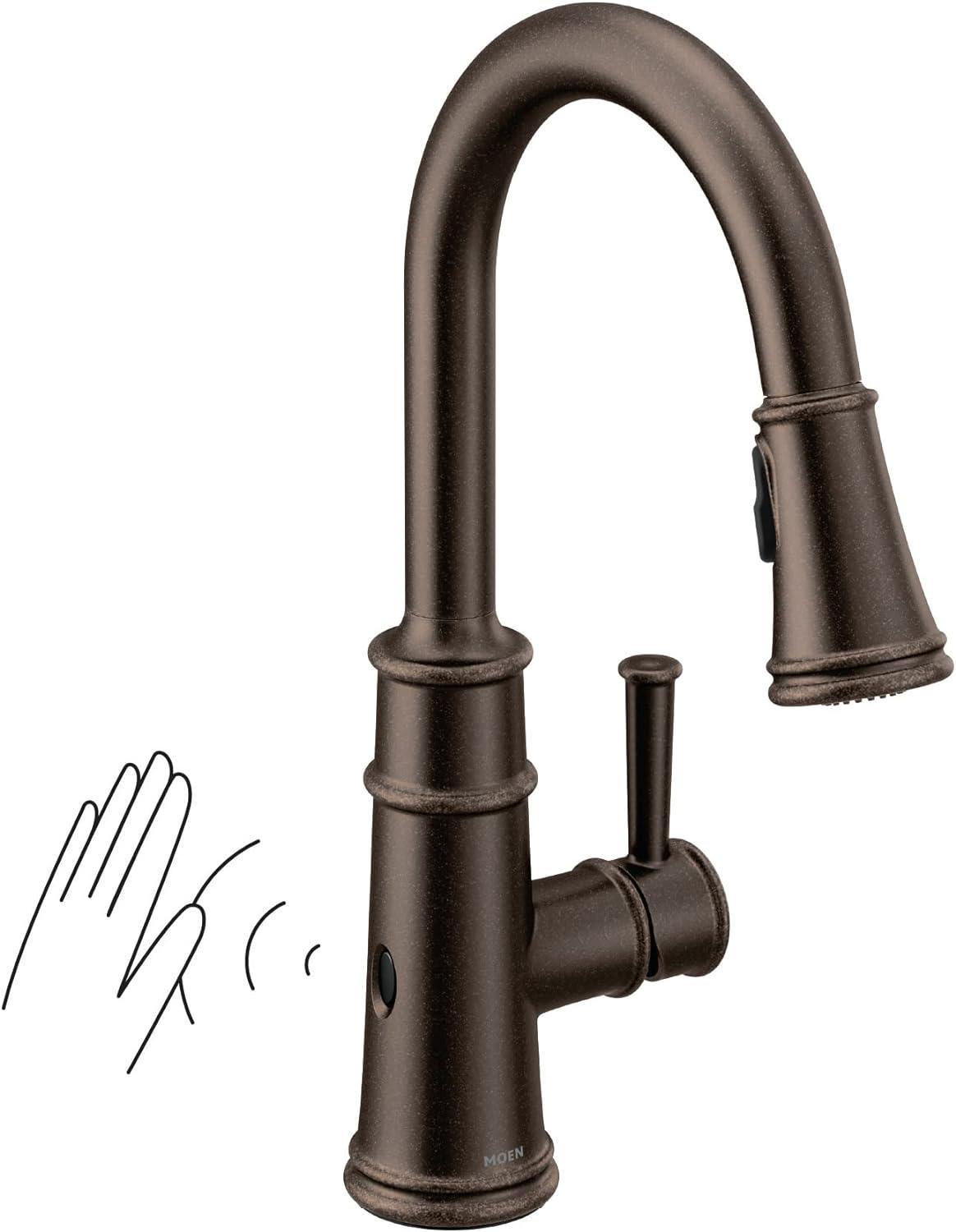 Moen Belfield MotionSense Wave Single Handle Pulldown Kitchen Faucet with Power Clean Technology