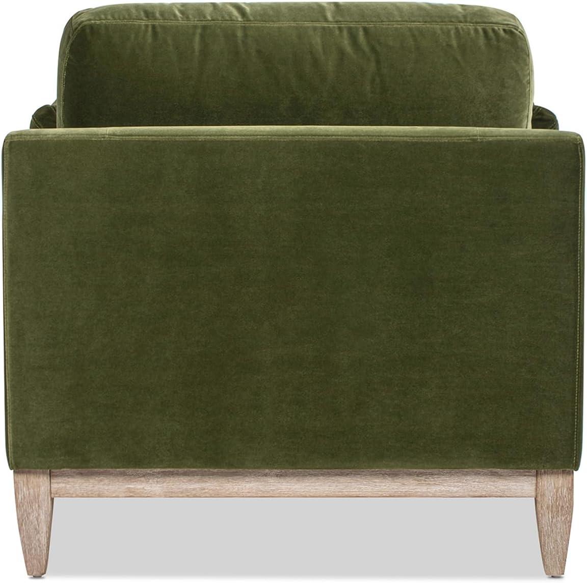 Jennifer Taylor Home Pasadena 36" Wide Modern Farmhouse Accent Arm Chair, Olive Green