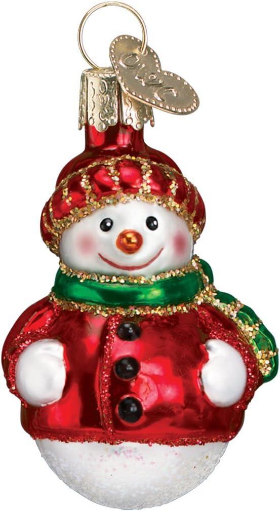 Old World Christmas 2.5 Inch Mini Snowman Set Ornaments Frosty  St/6 Tree Ornament Sets