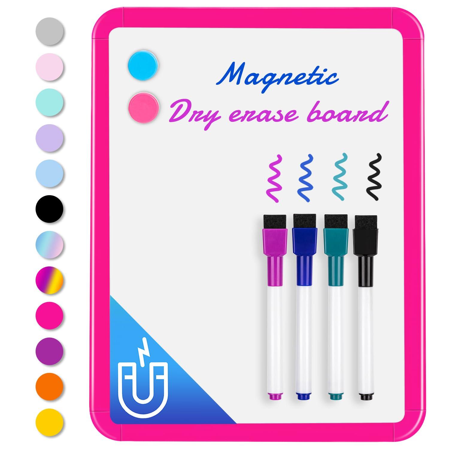 VUSIGN Small Dry Erase Whiteboard, 8.5 x 11 Inches White Board for Kids, Students, Fridge, Locker, Mini Dry Erase Board