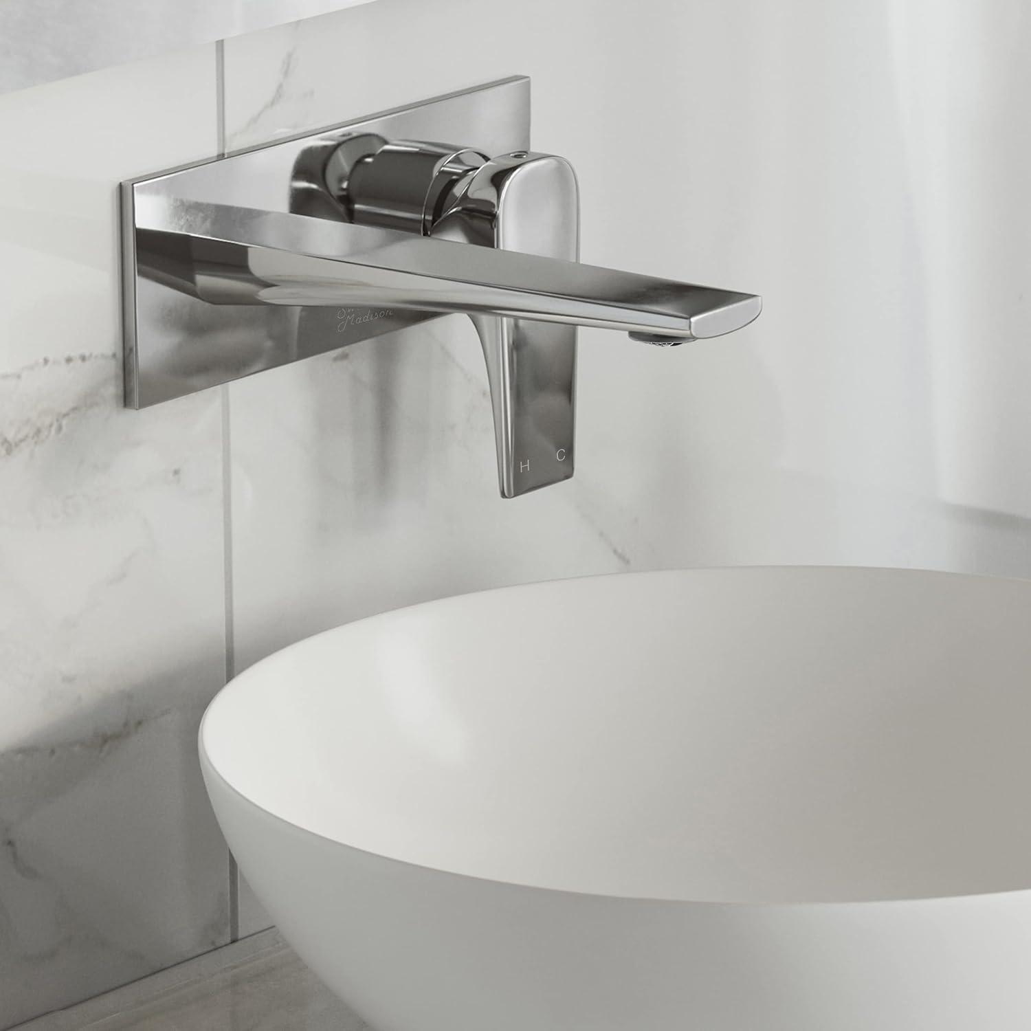 Monaco Single-Handle, Wall-Mount, Bathroom Faucet