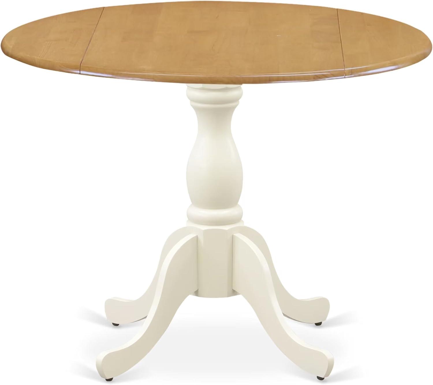 Dublin Extendable Round Solid Wood Dining Table