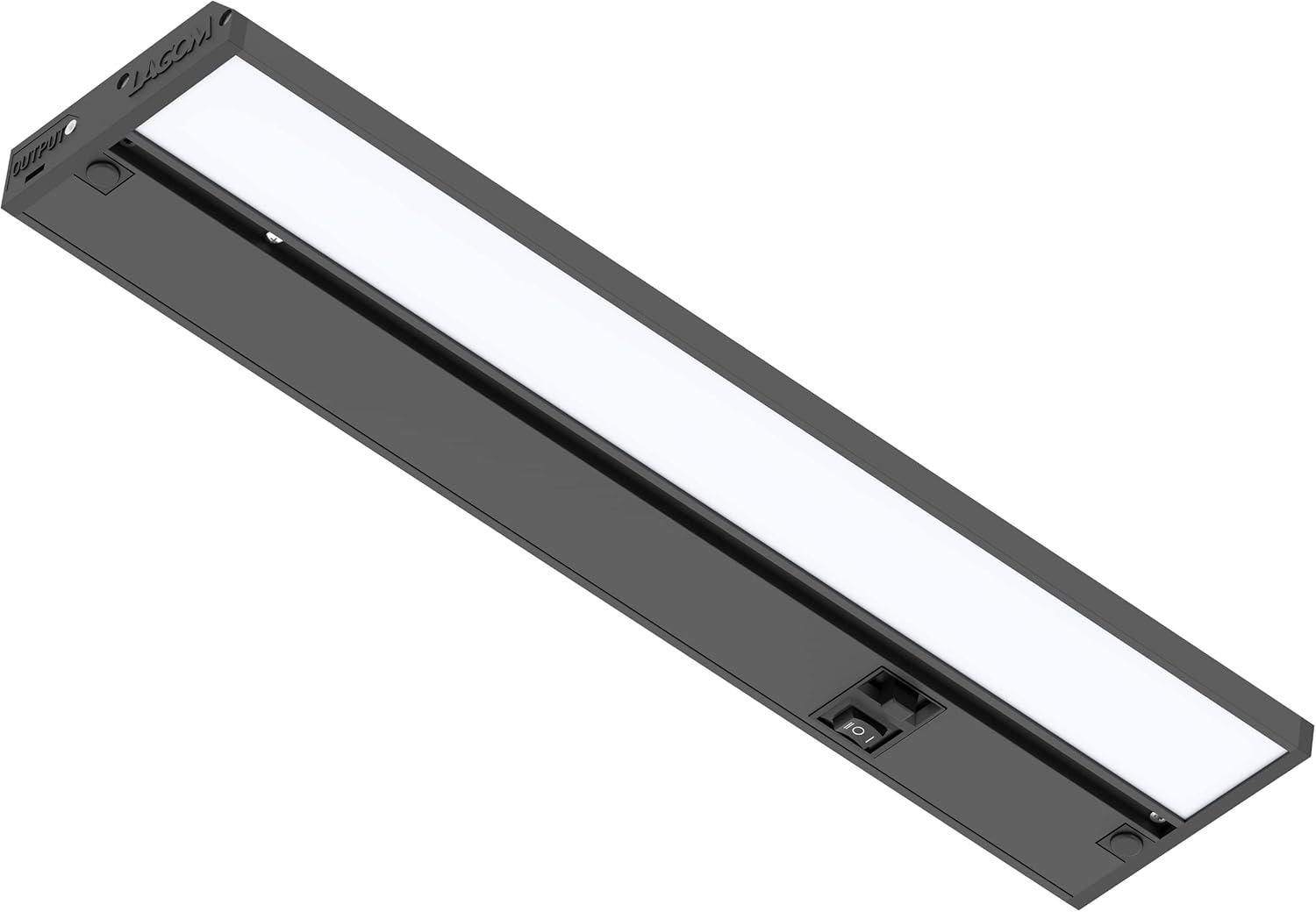 LAGOM 12" Direct Wire Dimmable LED Under Cabinet Lights, Selectable 2700K/4000K/5000K