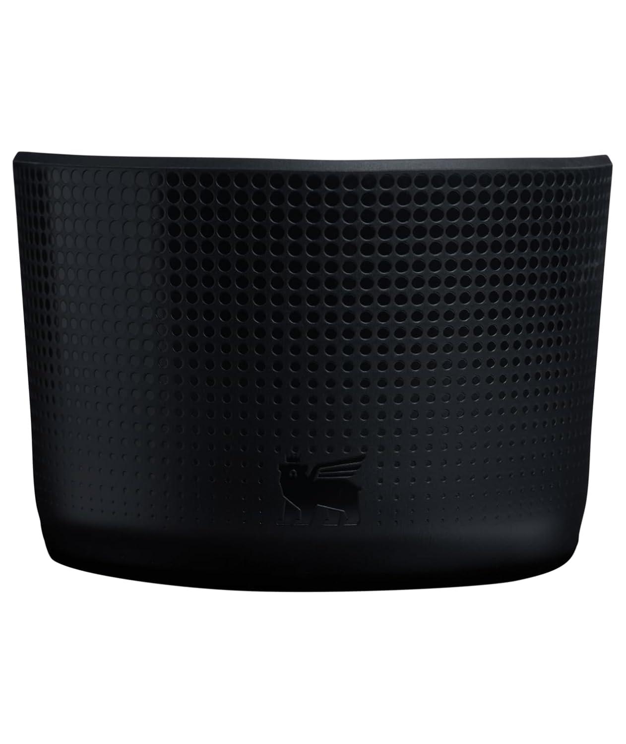 Stanley 30 oz Quencher Tumbler Boot with Straw Cover Black: Silicone Drinkware Accessory for Hot & Cold Beverages