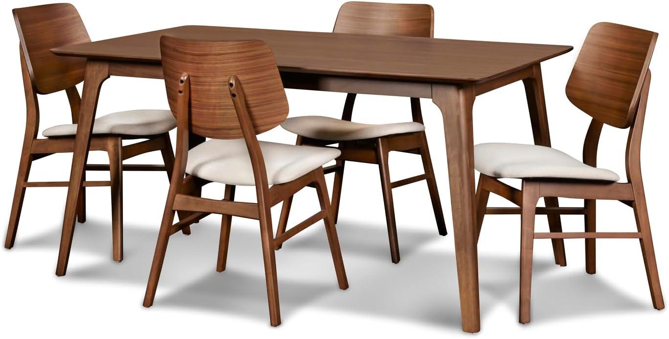 New Classic Furniture,Furniture Oscar 59 Solid Wood Retangular Dining Table In Walnut