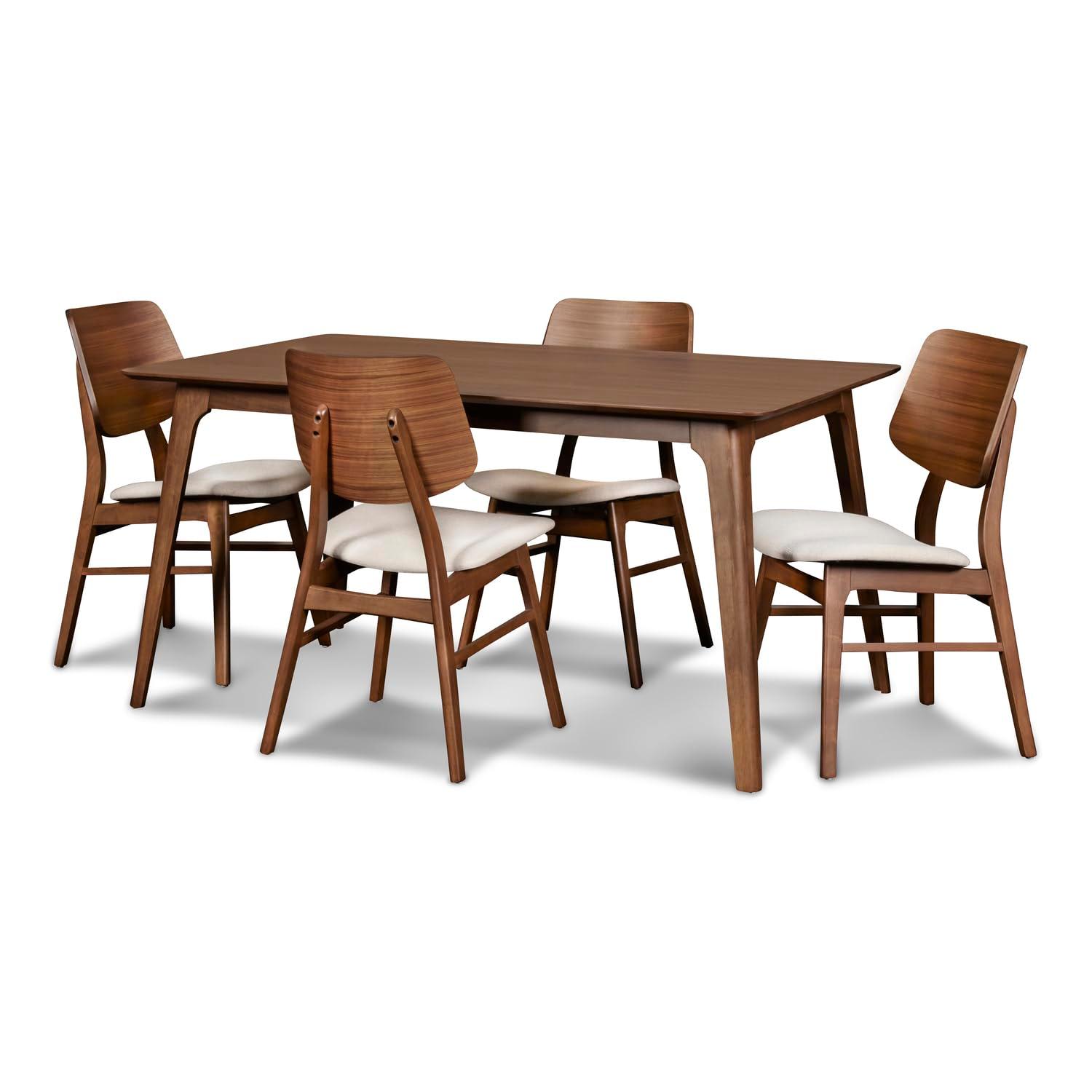 New Classic Furniture,Furniture Oscar 59 Solid Wood Retangular Dining Table In Walnut