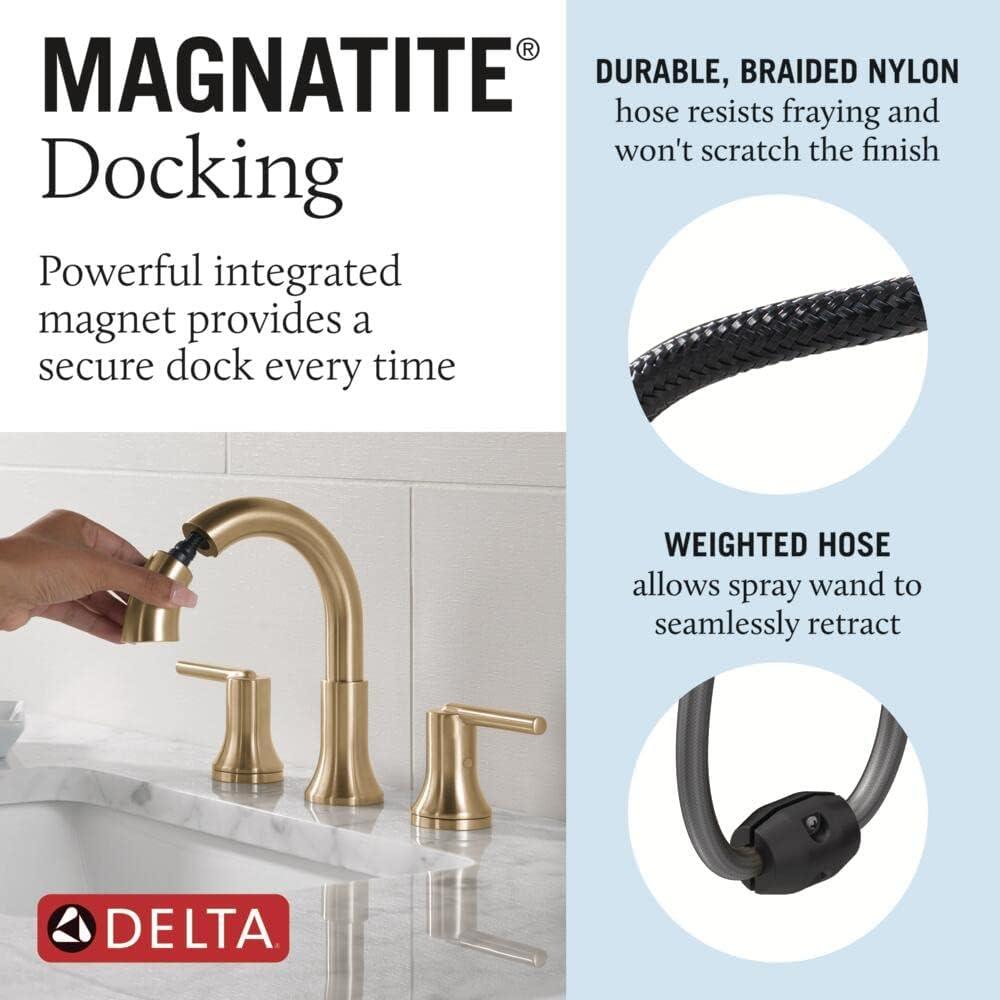 Trinsic Widespread Bathroom Faucet 3 Hole, 2-handle Bathroom Sink Faucet with Drain Assembly