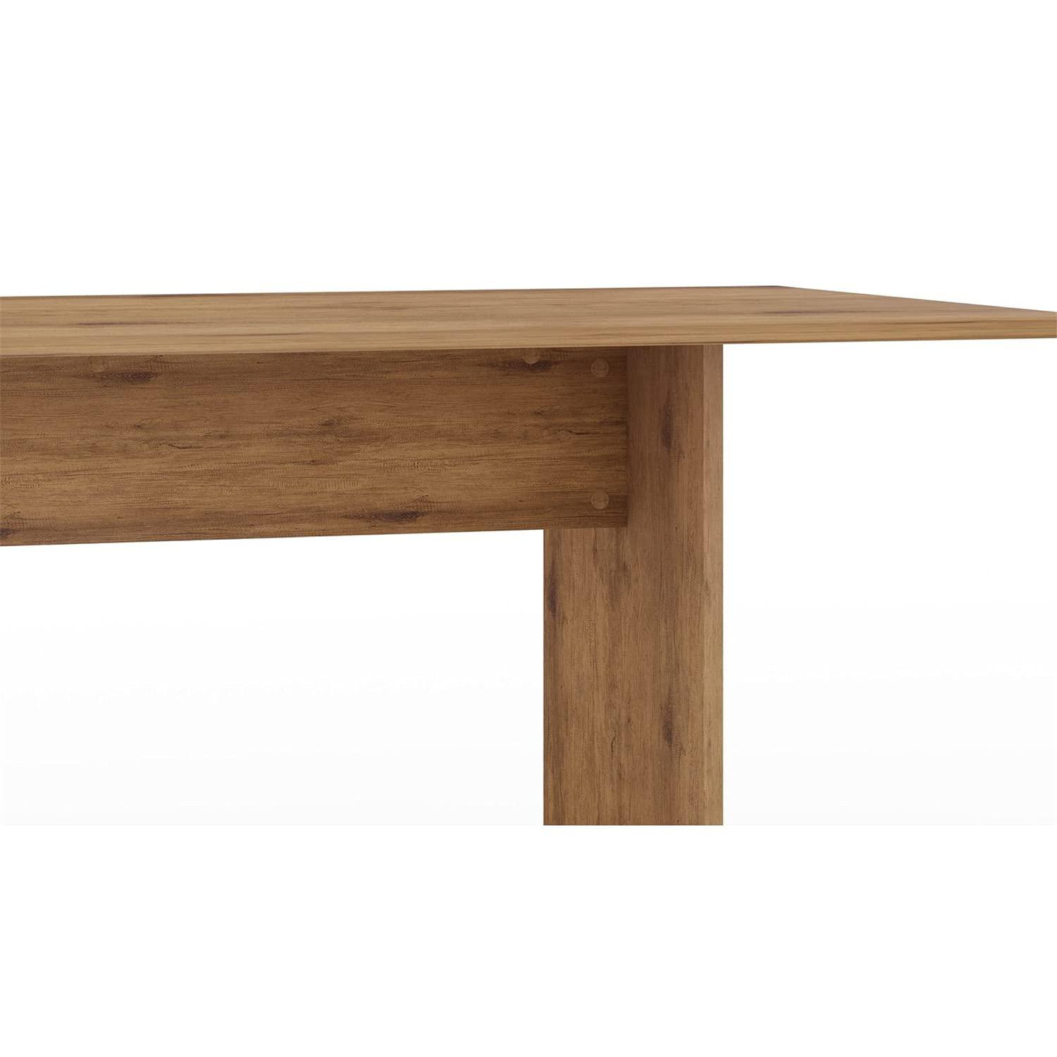 NoMad 67.91 Rustic Country Dining Set of 3 in Nature