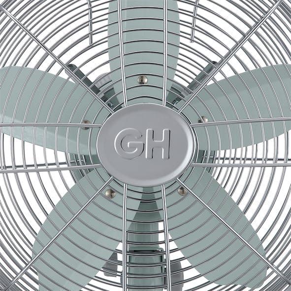 Good Housekeeping Good Housekeeping's All-Metal Retro 3-Speed 12" Oscillating Office Desk Table Fan (Multiple Finishes Available)