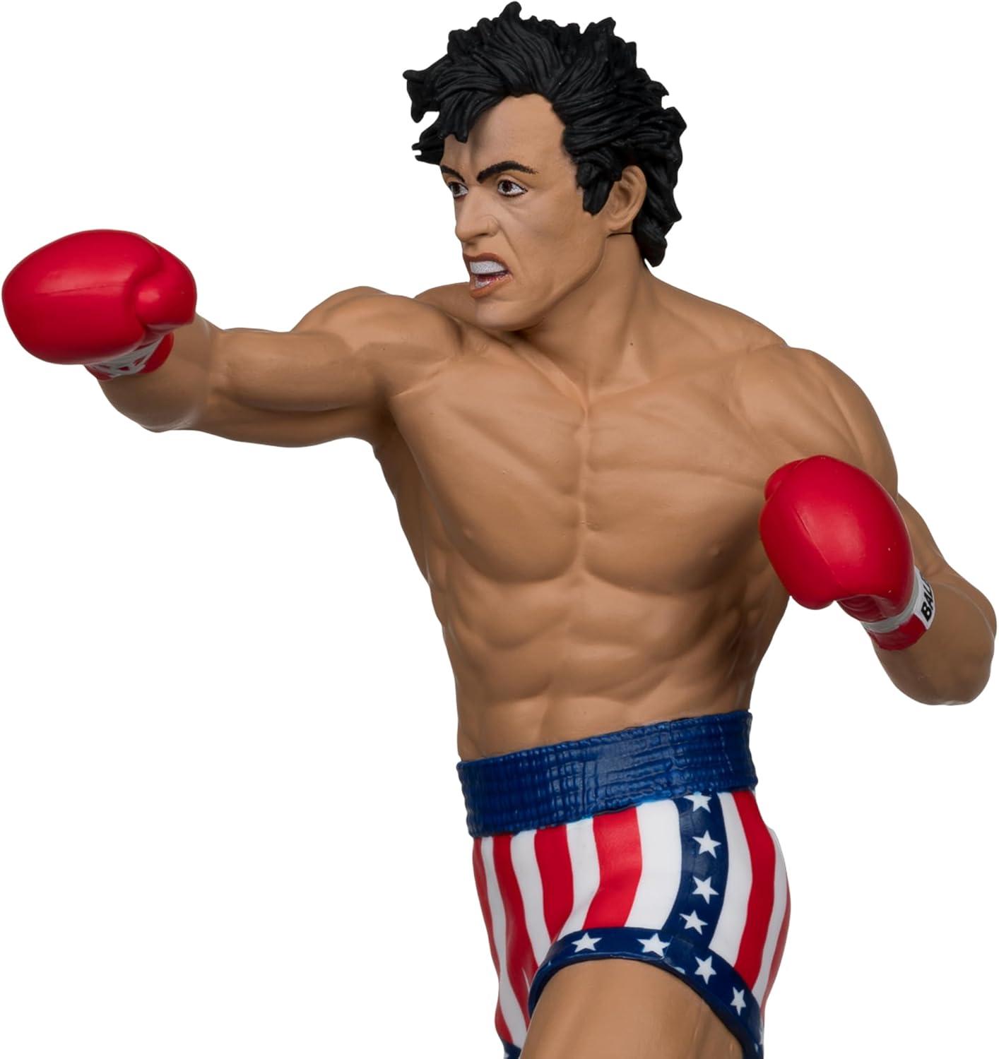 McFarlane Toys Rocky IV Movie Boxer Rocky Balboa on Stable Base 6-Inch Detailed Action Figure