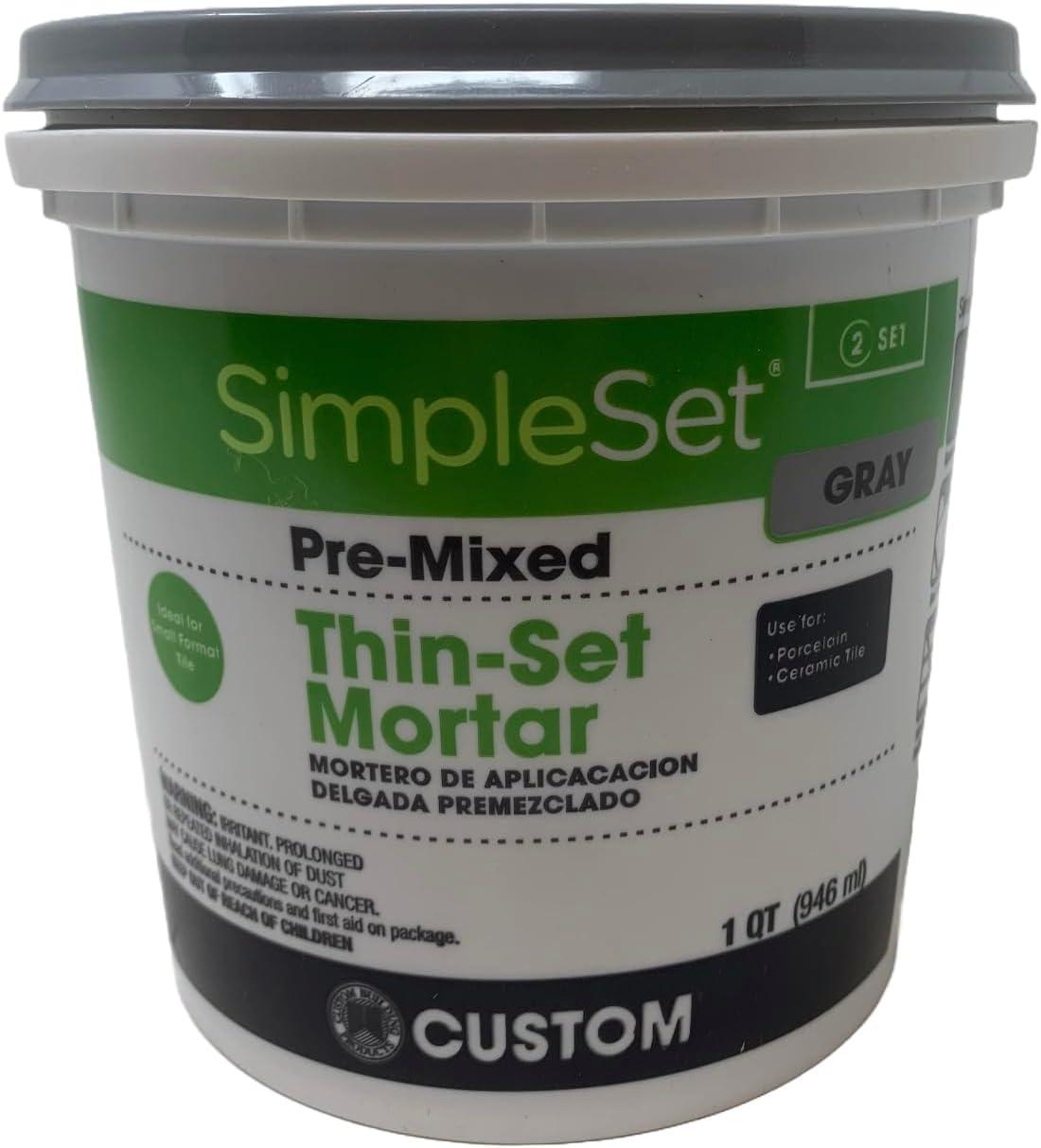 Custom Building Products SimpleFix Indoor Alabaster Grout 1 qt.