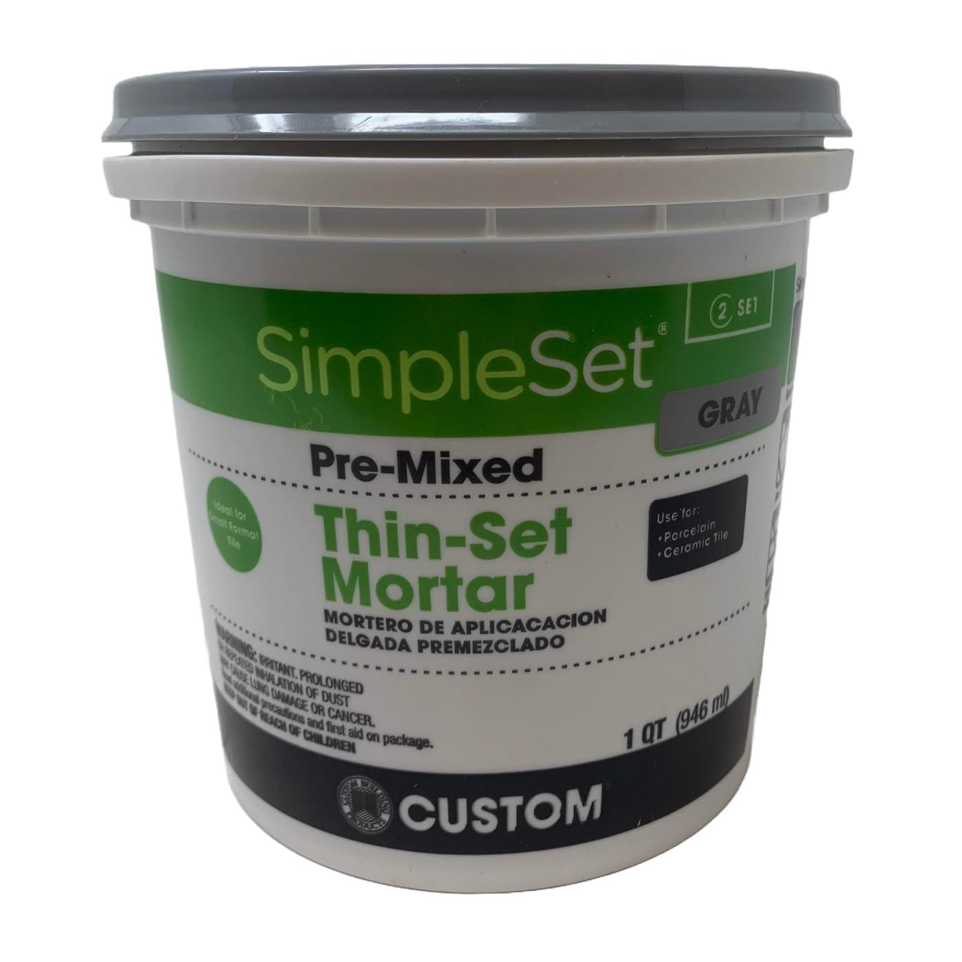 Custom Building Products SimpleFix Indoor Alabaster Grout 1 qt.
