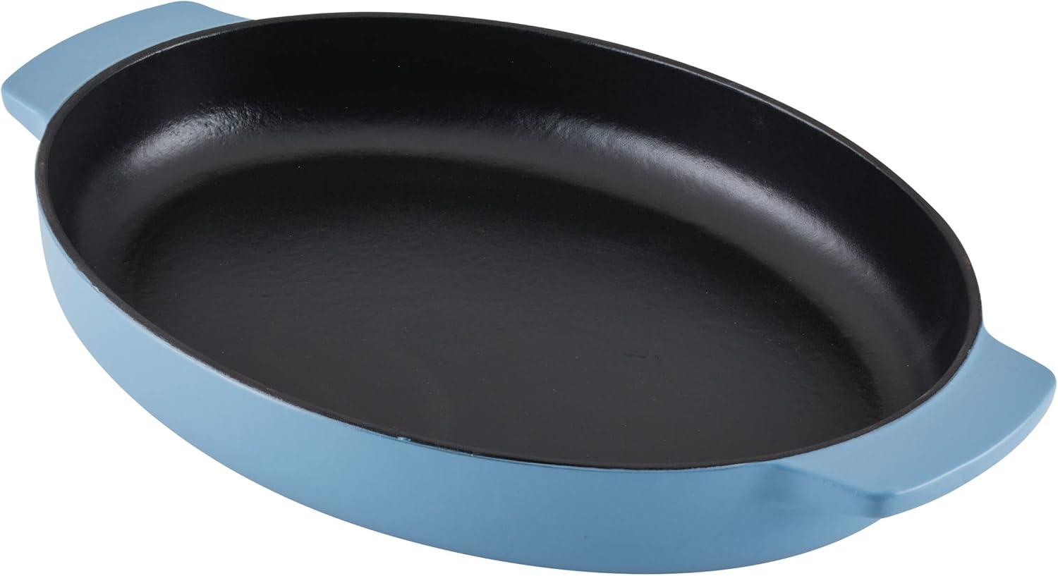 KitchenAid® KitchenAid Cast Iron Oval Au Gratin Roasting Pan Suitable - 2.5 Quart