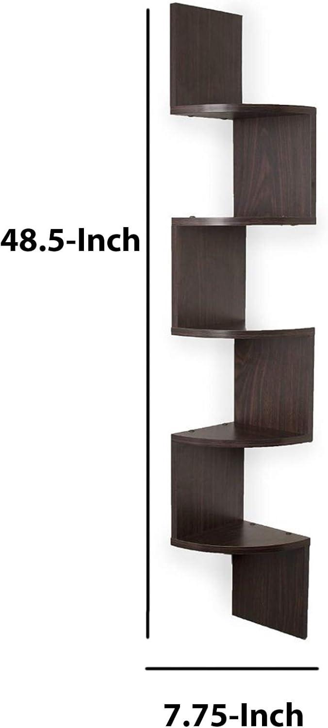 48.5" x 7.7" Zigzag Corner Shelf - Danya B.