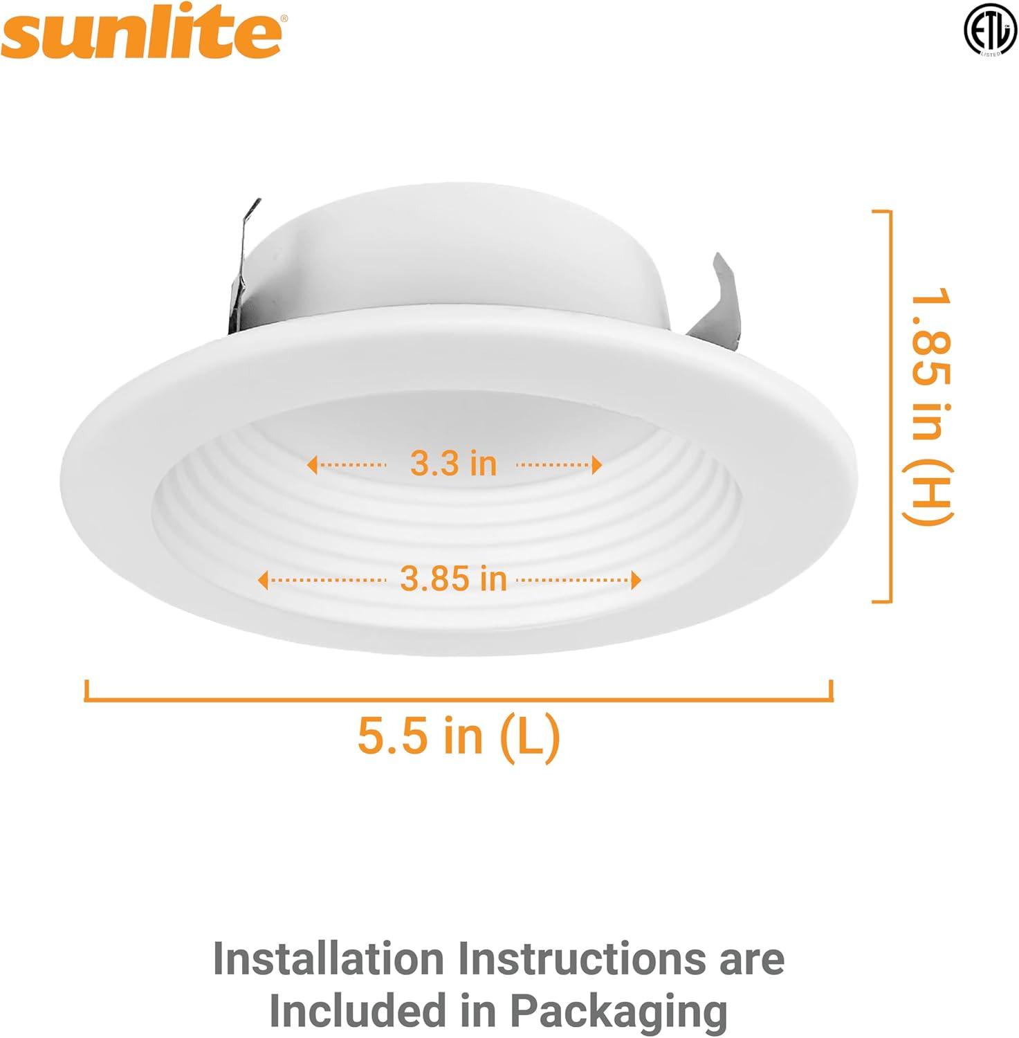 5.5'' Selectable Color Temperature LED Retrofit Recessed Lighting Kit