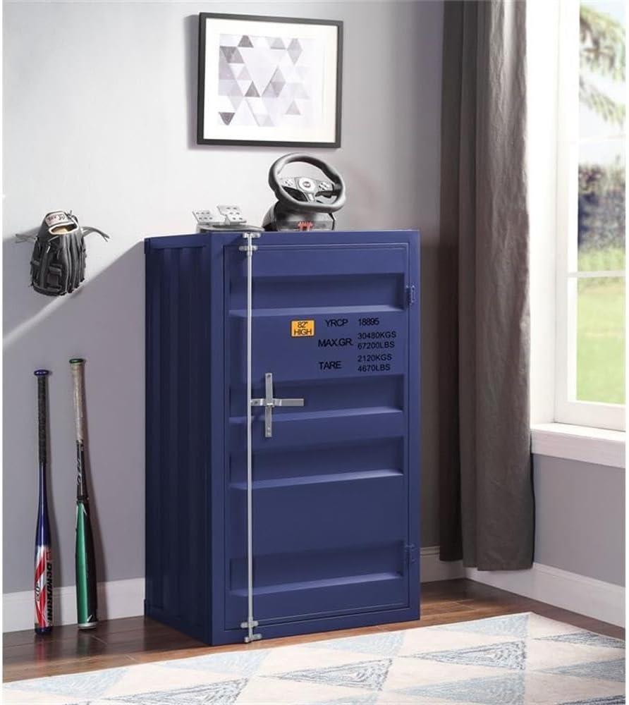 28" CargoChest Blue - Acme Furniture: Metal Storage Locker, No Assembly Required