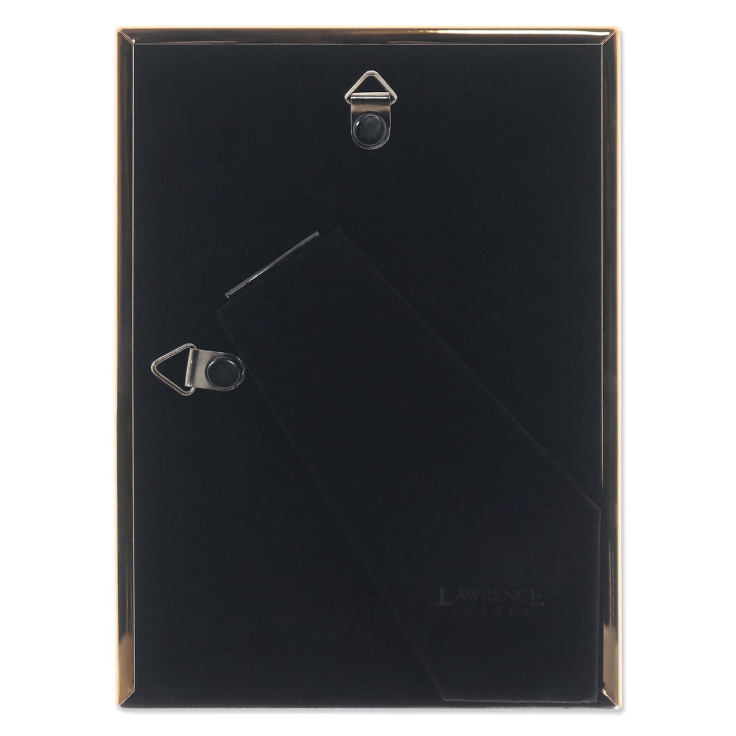 Lawrence Frames 5"W x 7"H Simply Gold Metal Picture Frame (670057)