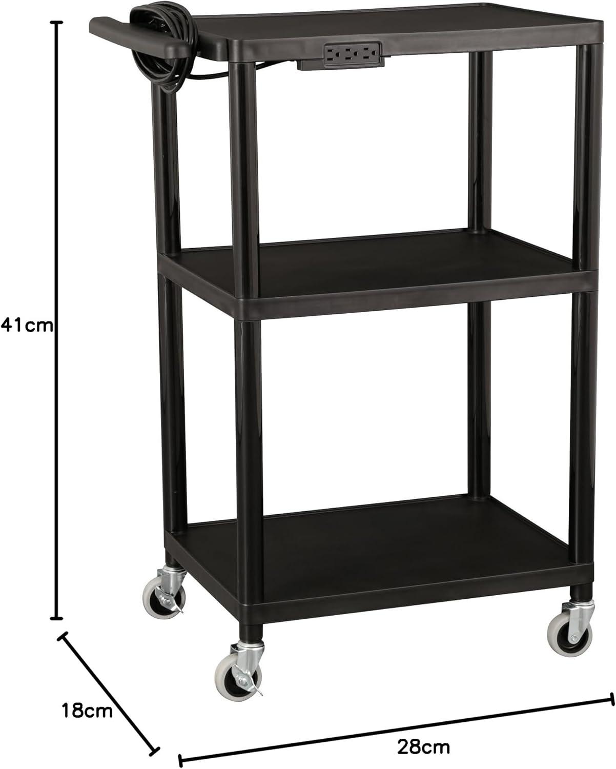 41'' H x 28'' W AV Cart with Wheels