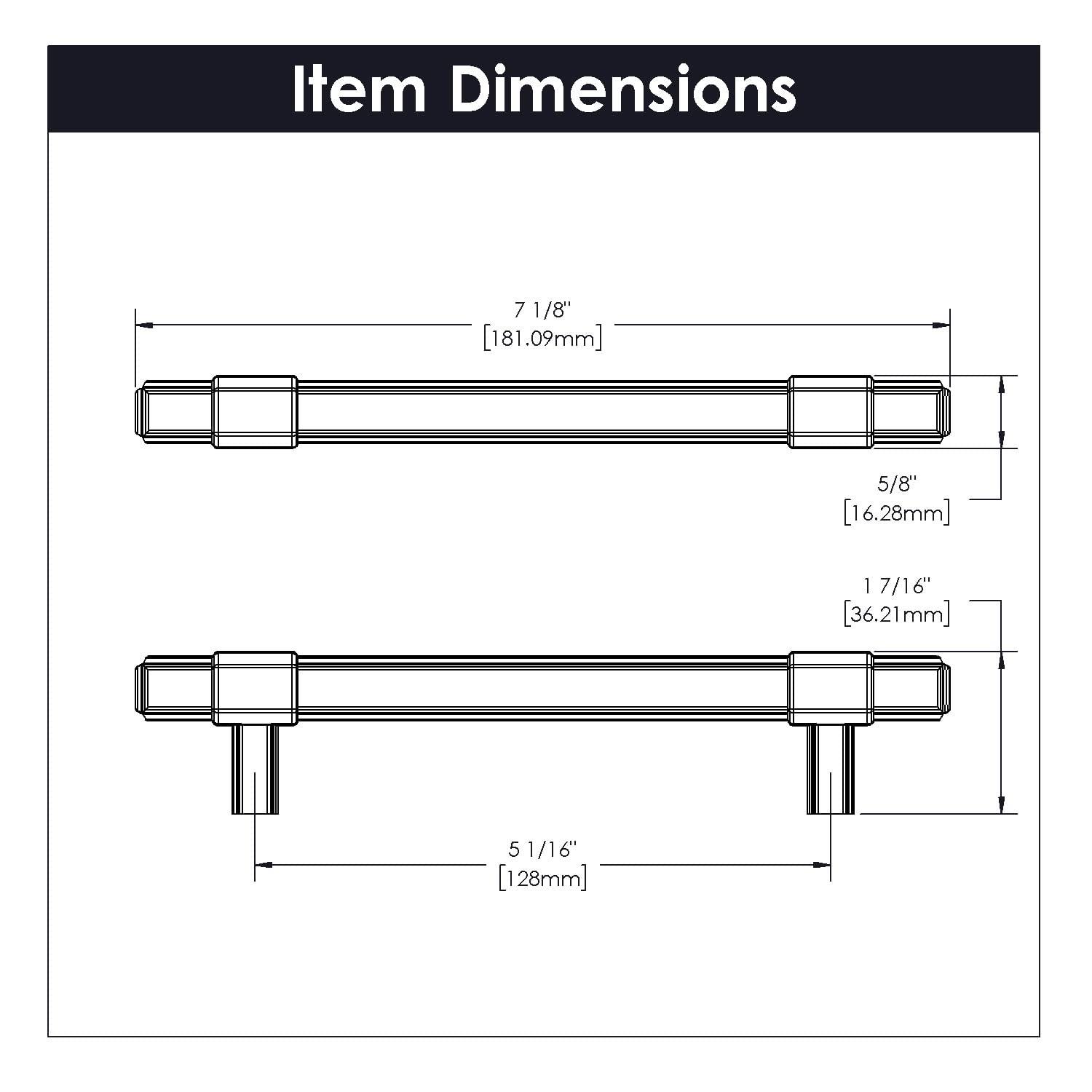 Belwith Keeler Monroe 12" Center to Center Bar Pull