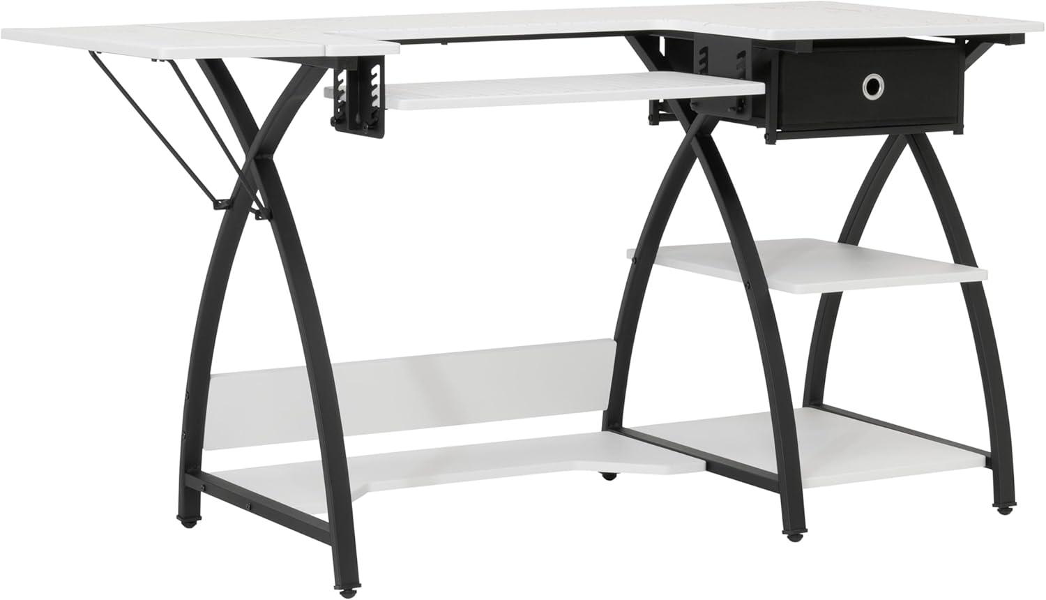 47.25'' x 23.5'' Sewing Table with Sewing Machine Platform