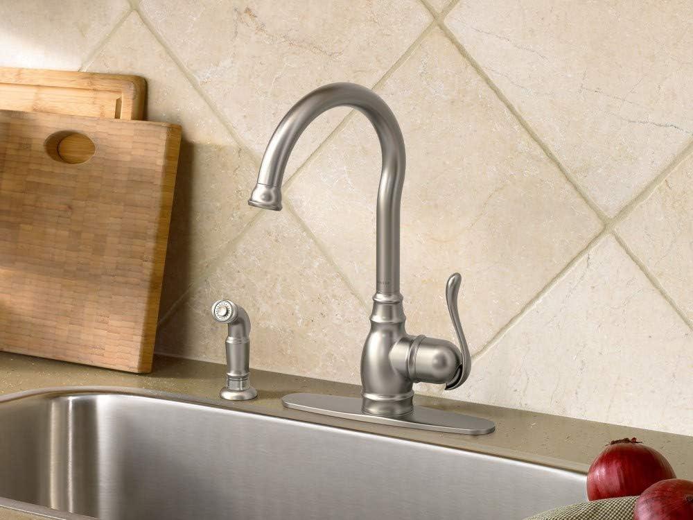 Anabelle Single Handle Kitchen Faucet with Side Spray