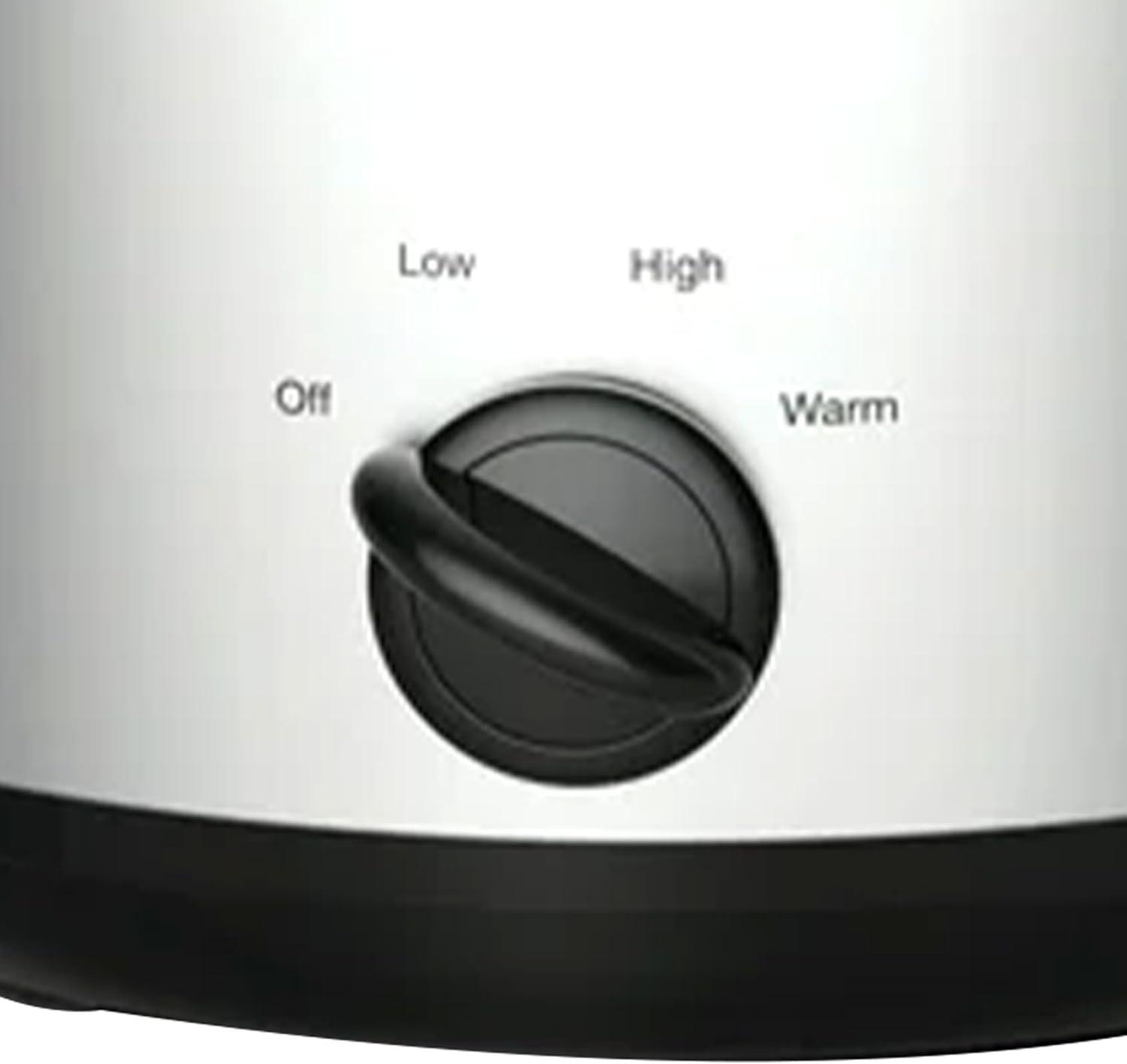 Complete Cuisine CC-3000-SL 3-Quart Round Stainless-Steel Slow Cooker