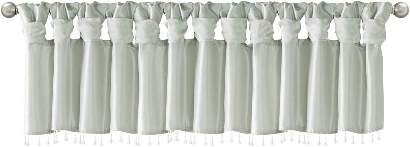 Emilia Lightweight Faux Silk Valance with Beads
