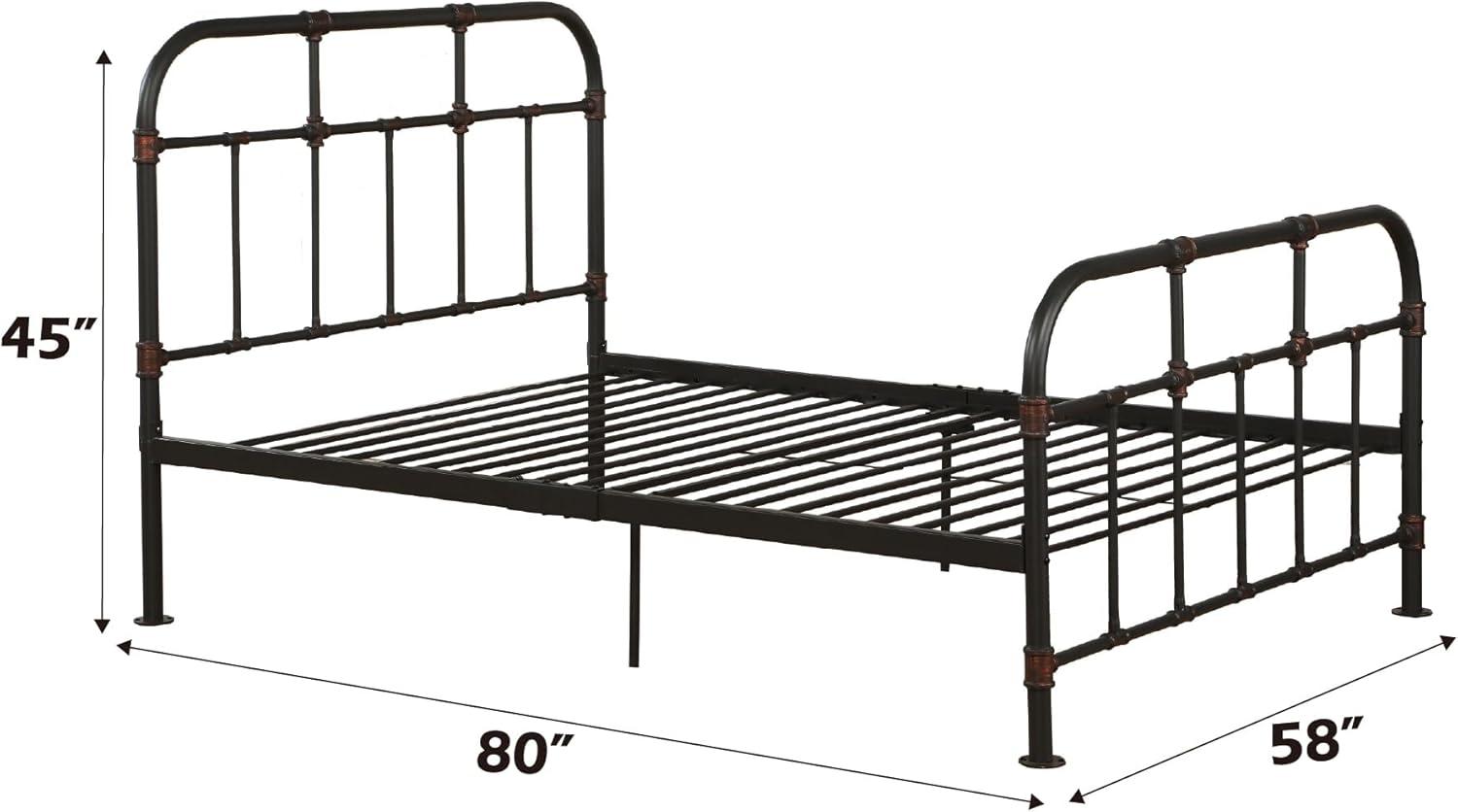 Think Urban Nicipolis Metal Open-Frame Bed