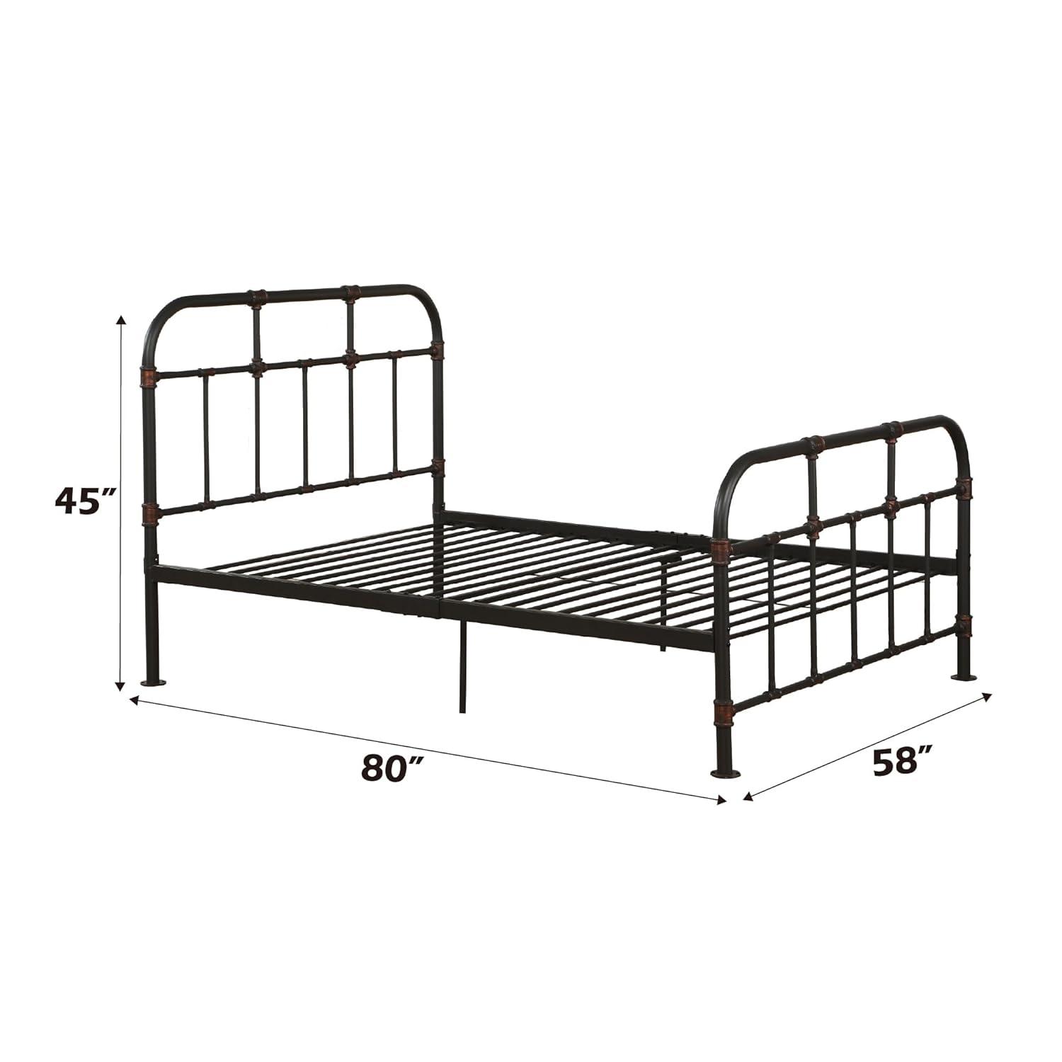 Think Urban Nicipolis Metal Open-Frame Bed