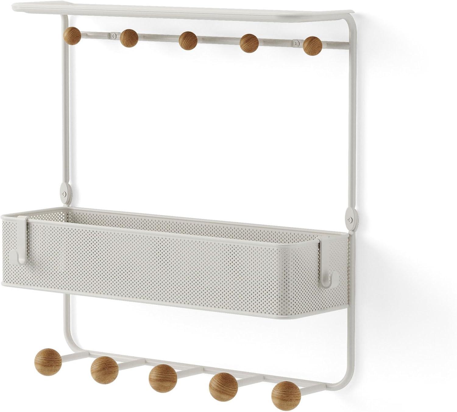 Estique Multi-Hook Wall Shelf