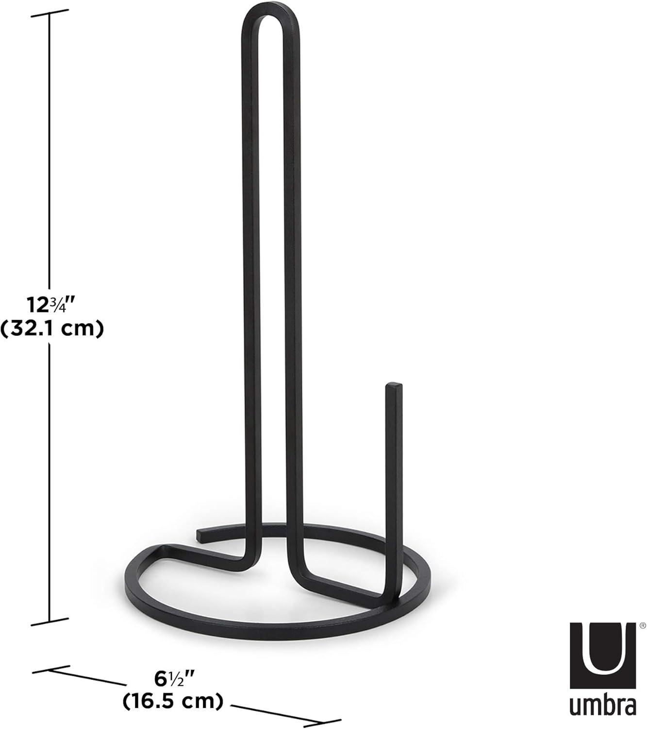 Black Metal Wire Countertop Paper Towel Holder