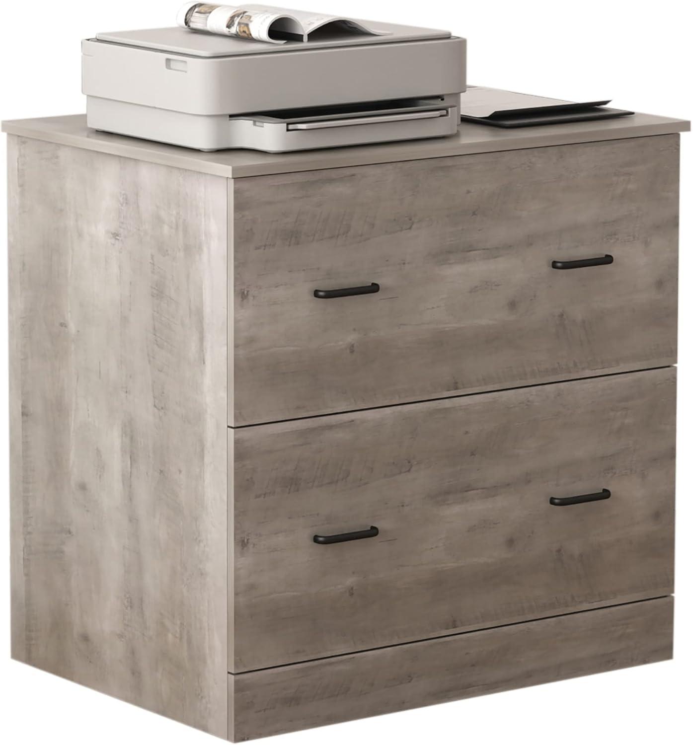 Peakwood Medium Finish 2-Drawer Lateral File Cabinet