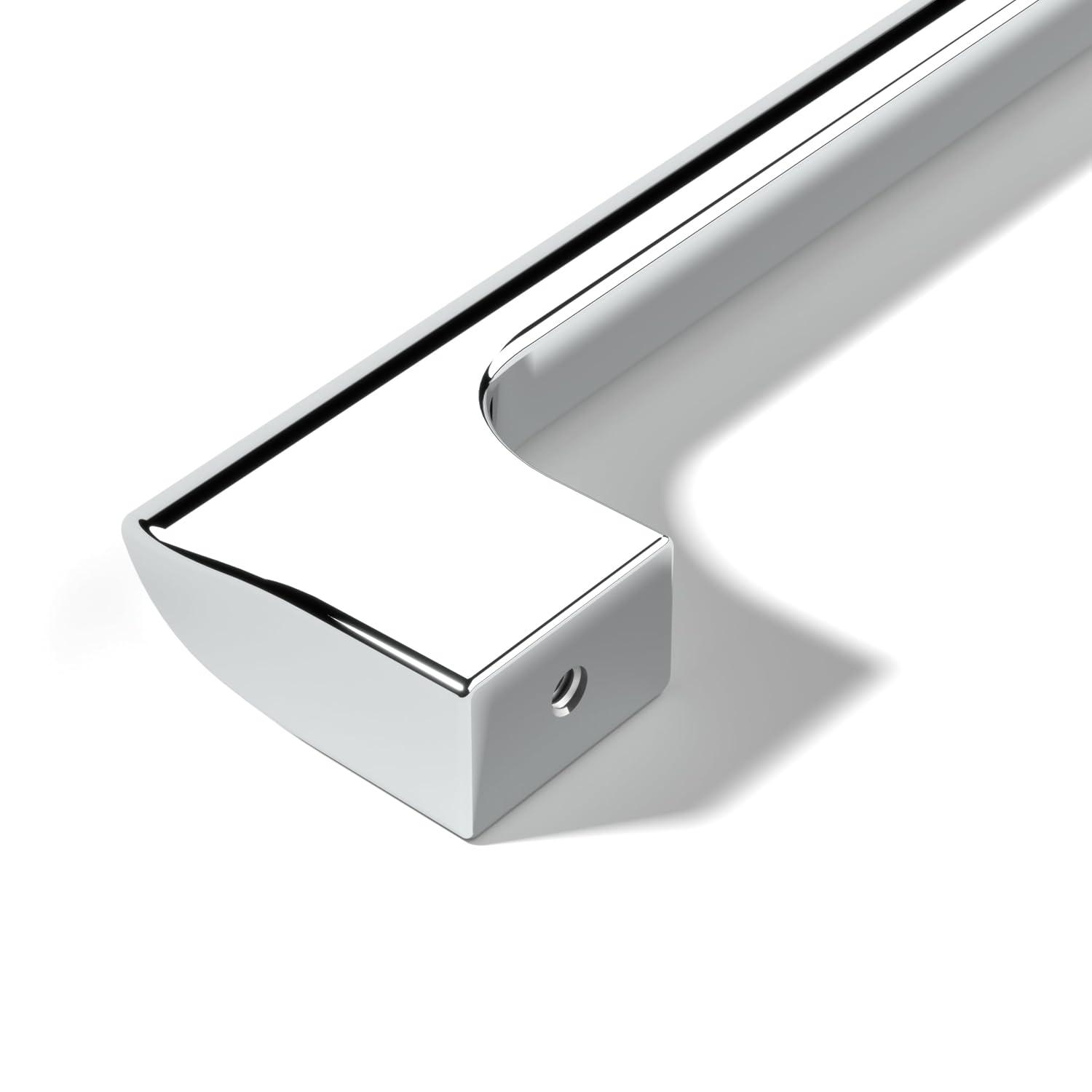 Hickory Hardware H076702-CH-10B 128 mm CC Forge Cabinet Pull, Polished Chrome - Pack of 10