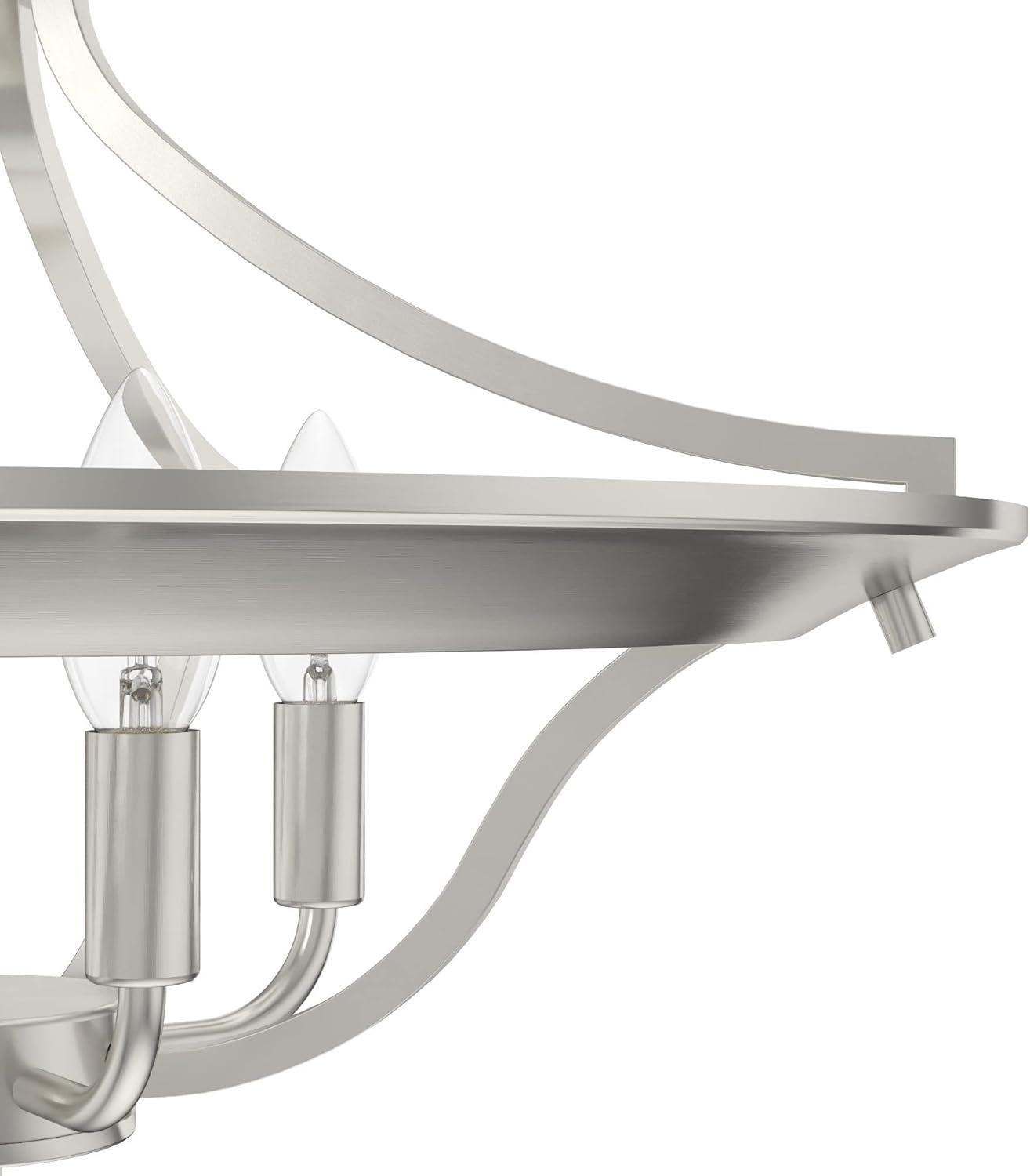 Hunter Fan Perch Point 4 Light Semi Flush Mount