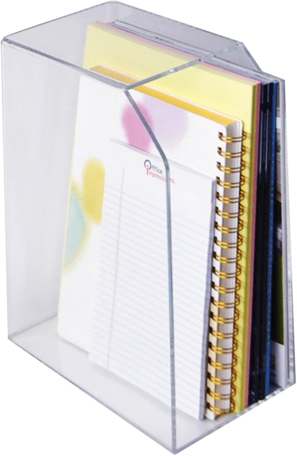 Acrylic Desktop Magazine and File Holder