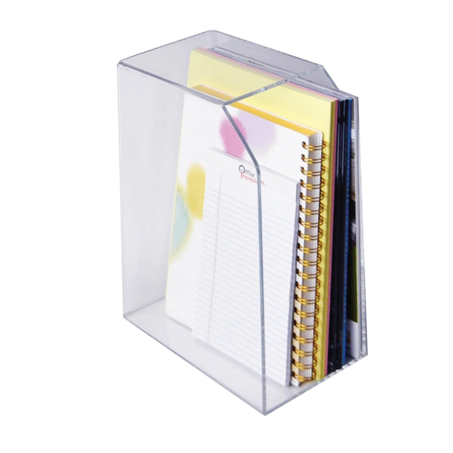 Acrylic Desktop Magazine and File Holder