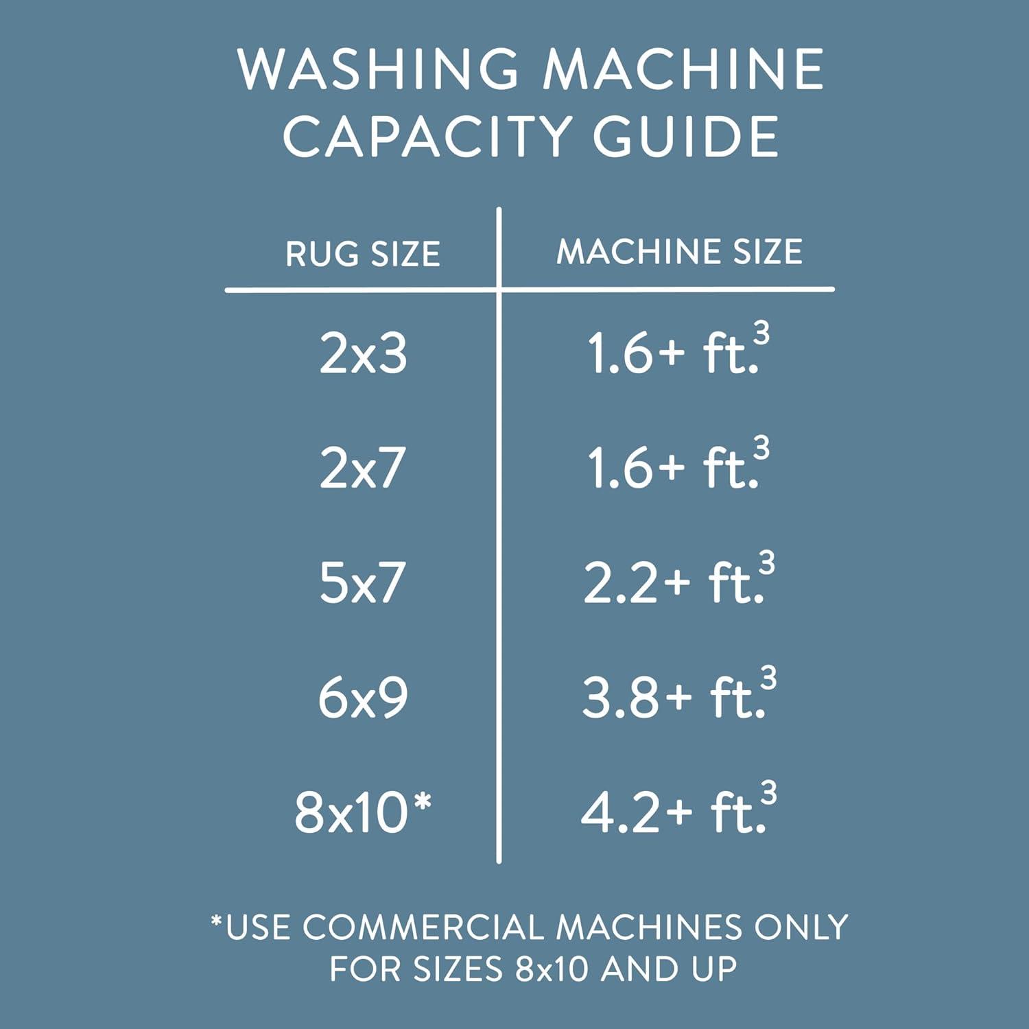 Town & Country Basic Layne Everwash Non-Slip Backing Area Rug Cream/Beige