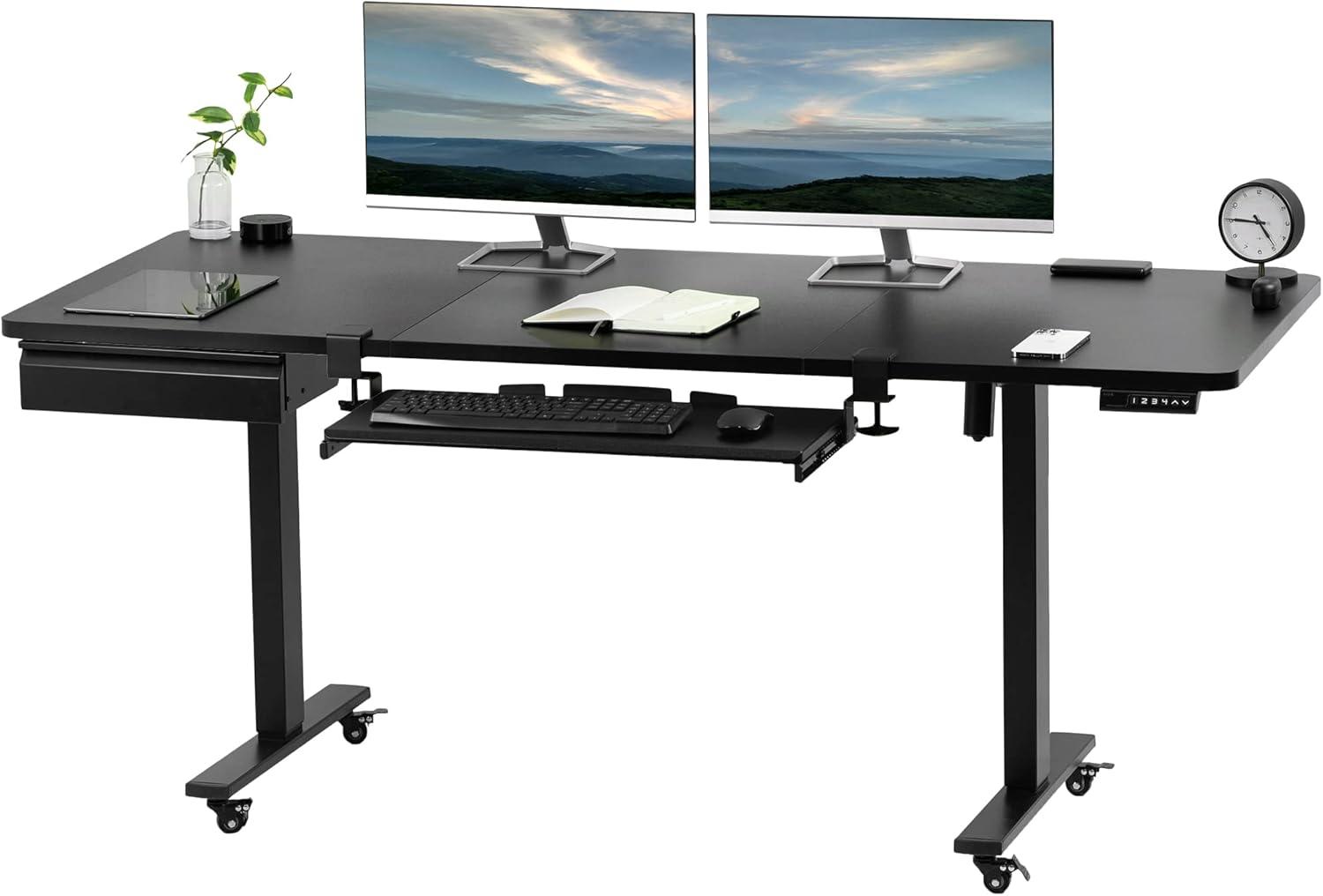 Adjustable Metal Base Standing Desk