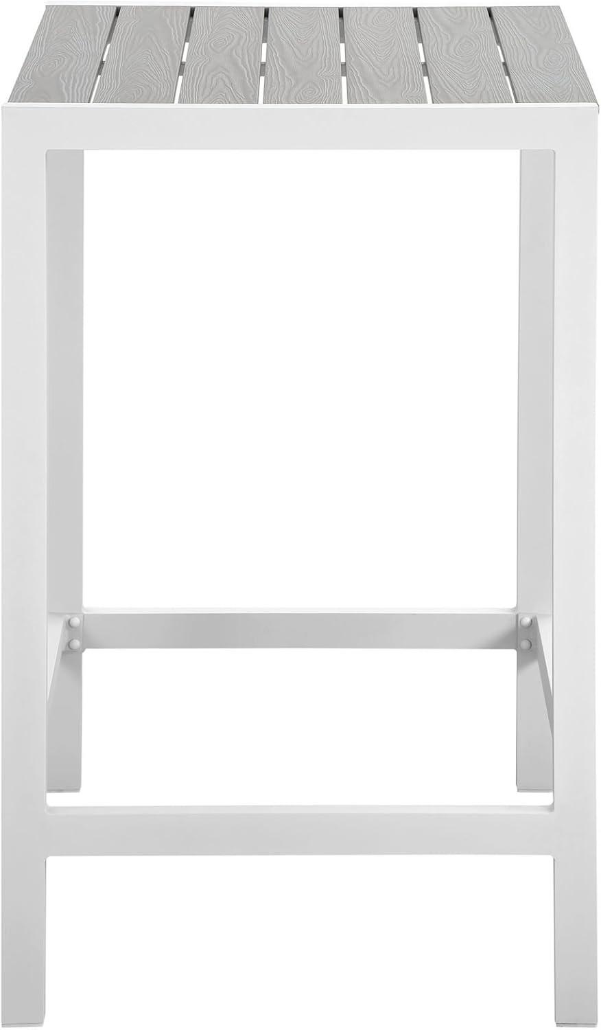 Modway Maine Aluminum Outdoor Patio Bar Table & Reviews | Wayfair