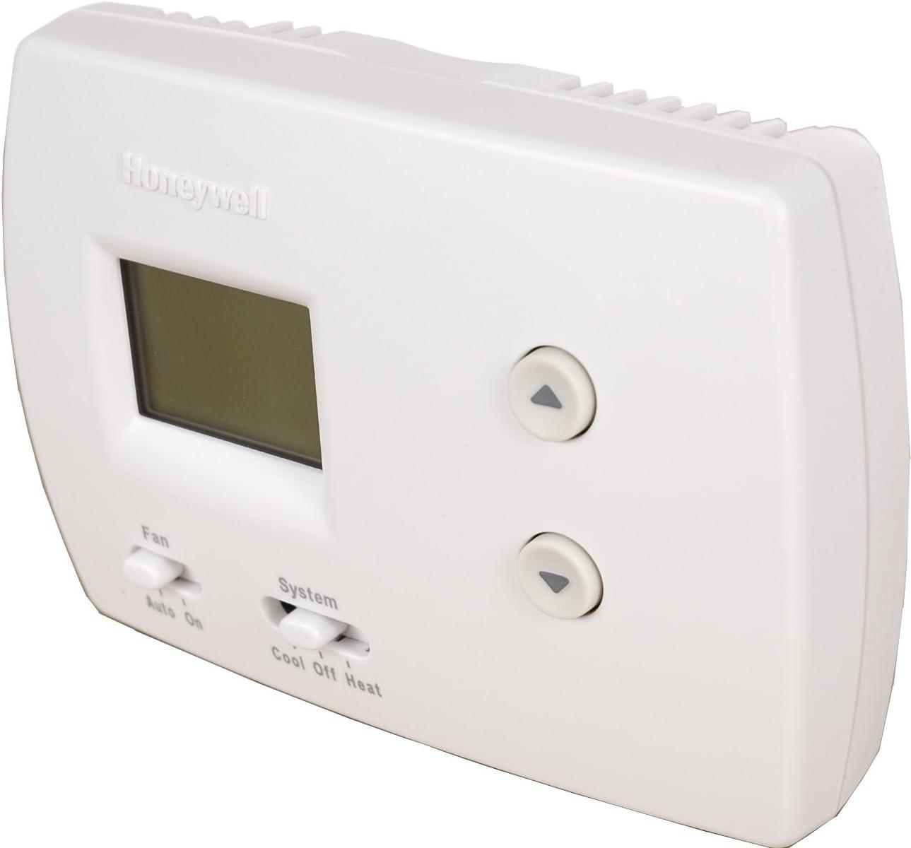 White Digital Non-Programmable Heat Pump Thermostat