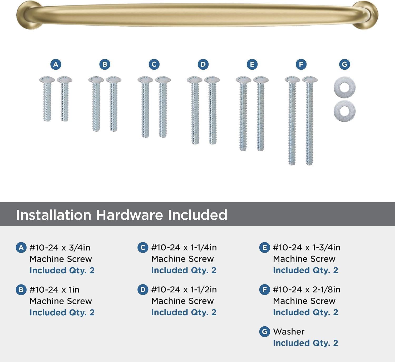 Amerock Renown 12 inch (305mm) Center-to-Center Champagne Bronze Appliance Pull