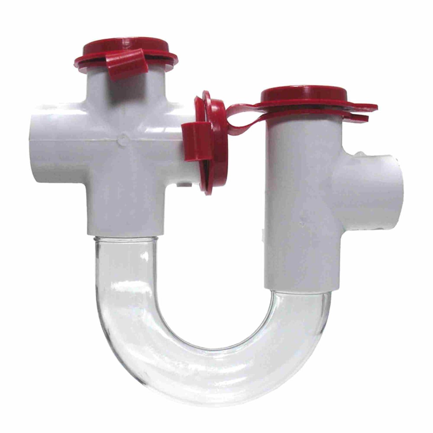 White and Red 3/4-Inch Condensate EZ Trap Kit