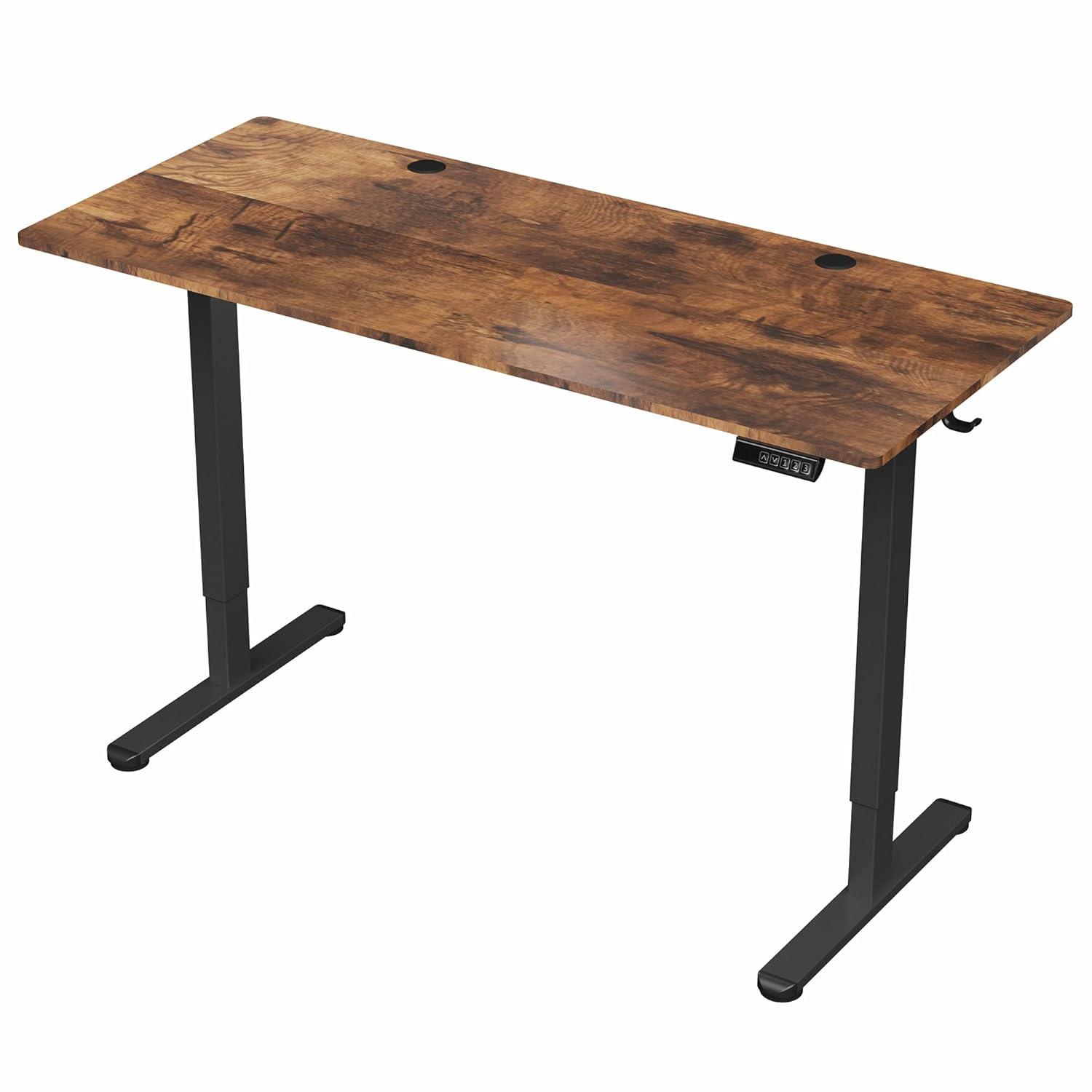 Vivo VIVO 55" x 24" Electric Sit Stand Desk, Height Adjustable Workstation (E155TB series)