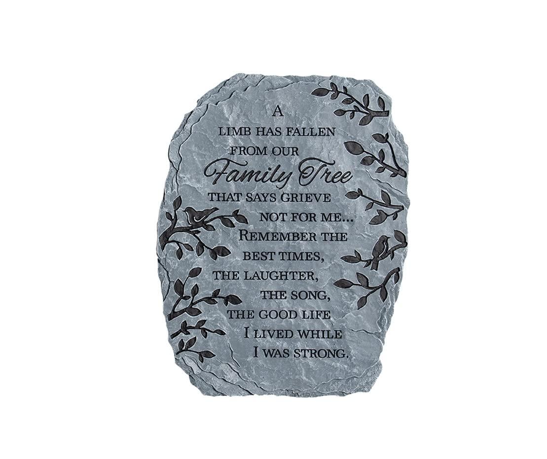 Carson Home Family Tree Garden Stone, 10.5-inch Height